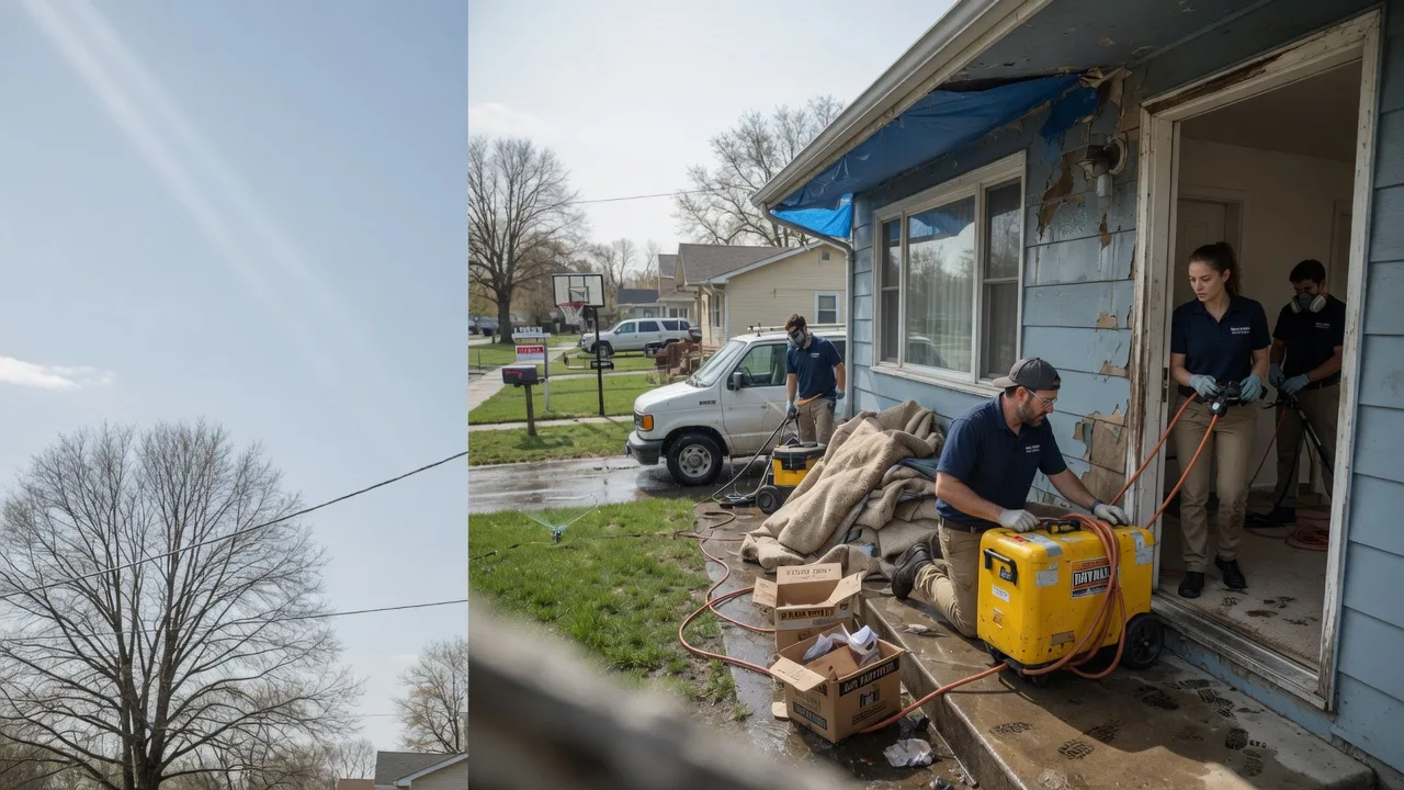 Basement Flood Cleanup in Martinsburg, MO near me